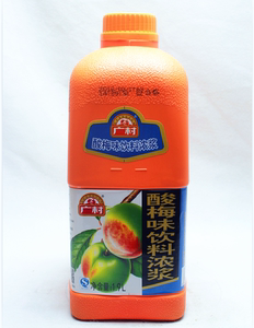 包邮 广村果汁 广村普及版果汁 广村酸梅汁1.9L