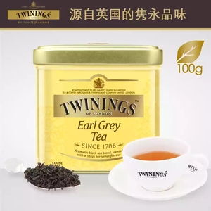 英国川宁Twinings 红茶豪门伯爵100g罐装 散茶 进口浓香茶叶促