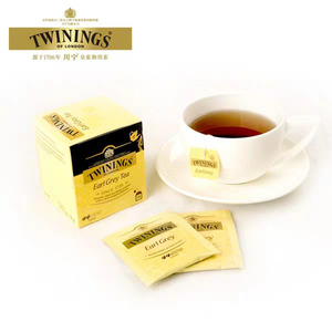 Twinings川宁英国豪门格雷伯爵红茶茶叶10片进口英式红茶包袋泡茶