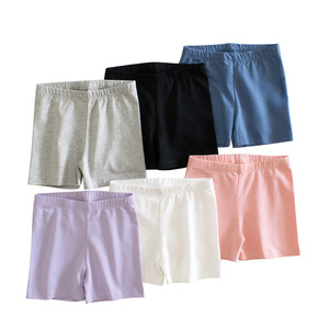 27home女童运动短裤打底裤夏季薄款儿童纯色安全裤外穿莱卡棉弹力