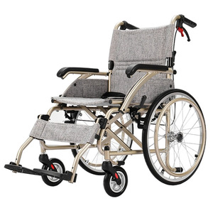 旅游行推车老人手推轮椅代步四轮轻便便携折叠座椅助行铝合金大童