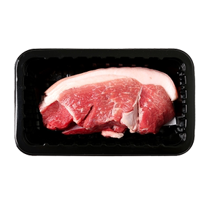 膳博士黑猪肉新鲜带皮后腿肉块400g黑毛土猪纯精肉瘦肉生鲜肉冰鲜