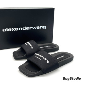 【Bug】alexander wang/亚历山大王 AW 大王拖鞋女款 平底一字拖