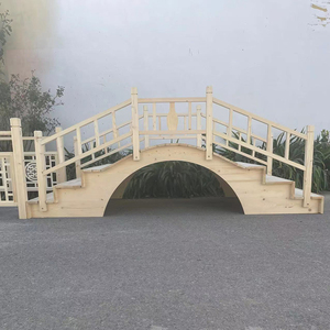 新中式婚庆道具木质拱桥结婚场地布置婚礼路引鹊桥防腐木手扶栏杆