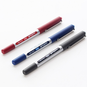日本三菱UB-150耐水性走珠笔学生直液式水性笔0.38/0.5mm签字水笔