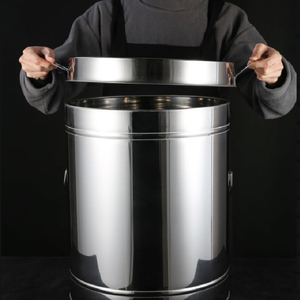 不锈钢陈皮桶茶叶桶大号铁桶加厚存放密封罐茶叶储存罐专用大容量