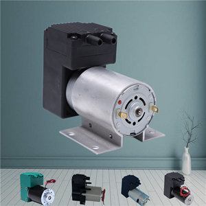555微型电动真空泵DC12v有刷直流泵小型负压真空吸盘吸气泵隔膜泵
