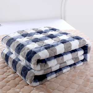 防滑冬用加厚珊瑚绒毛毯床单单件法兰绒双人加绒铺床垫床毯铺床毯