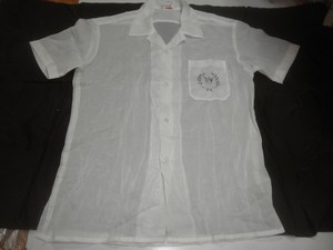 老上海8090年男式纱料短袖衣服男士短袖衬衫男夏装夏季演出服177