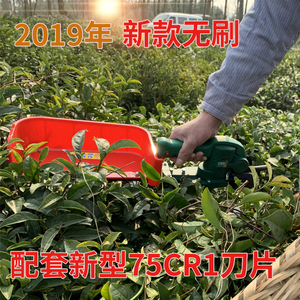 新品无刷电动采茶机单人自动家用便携充电式绿篱机小型茶叶采摘机