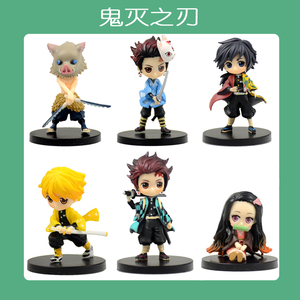 鬼灭之刃炭治郎祢豆子善逸伊之助手办模型公仔二次元动漫玩具摆件 阿里巴巴找货神器