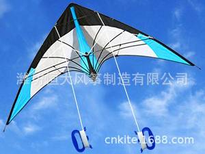 潍坊风筝 1.2米双线特技风筝 跨境电商 复线运动风筝 响声大