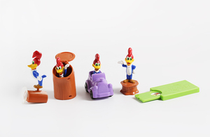 复古老玩具经典动画伍迪啄木鸟每款都有小机关全新原包装