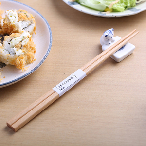 日式创意朴素简约榉木实木质防霉尖头筷寿司日料筷子2双包邮24 20