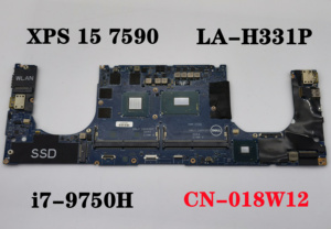 戴尔Dell XPS 15 7590主板 LA-H331P i7-9750H CN-018W12 gtx1650