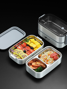 德国ZSVIP不锈钢保温饭盒学生上班族专用便携餐盒进口双层便当盒