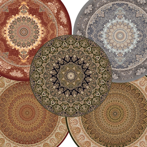 Round carpet Persian style波斯欧式圆形地毯垫转椅客厅卧室茶几