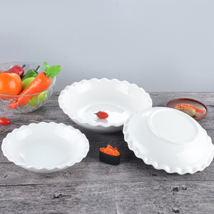 陶瓷纯白太阳碗酒店西餐厅创意汤碗汤窝汤盆西餐碗奇形碗家用餐具