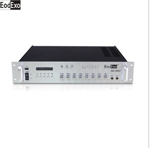 EodExo EB-100AT定压功放USB播放3分区音量输出 吸顶喇叭功放100W