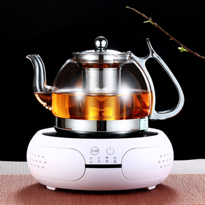 电陶炉煮茶壶玻璃加厚煮茶器全自动煮茶炉耐热烧水壶黑茶套装家用