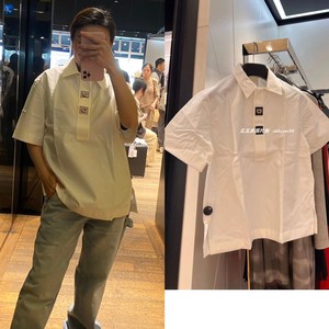 Givenchy/纪梵希 POLO衫 22秋冬4折多 男装 白色金属扣子短袖上衣