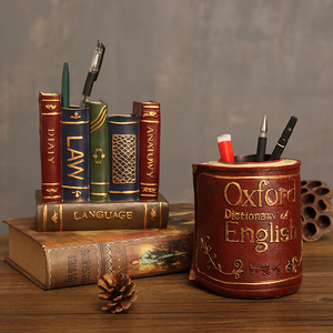 笔筒北欧个性简约创意时尚可爱复古风艺术摆件学生书桌面文具收纳