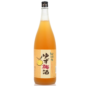 梅酒日本原装进口纪州柚子梅酒 1.8升单瓶青梅果酒配制酒女生甜酒