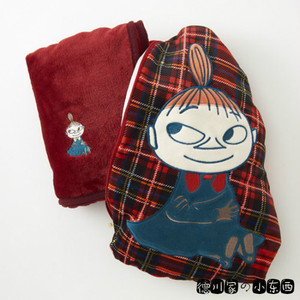 日本代购Moomin姆明一族亚美 折叠易收纳 办公室午休膝盖毯小毯子
