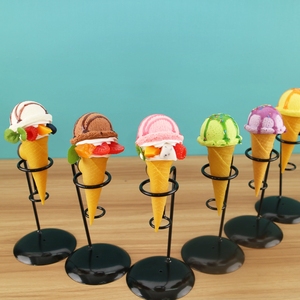 仿真冰淇淋模型商用冰激凌模具拍摄道具雪糕甜筒食物摆件橱窗装饰