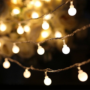 LED小灯泡彩灯闪灯串灯网红灯 露营帐篷少女心圣诞装饰星星圆球灯