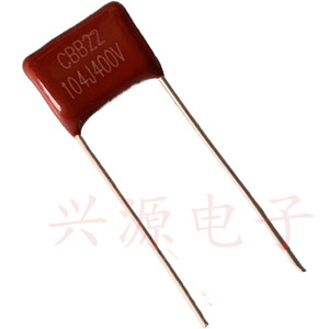 CBB22金属化薄膜电容器400V104J 0.1UF100NF250V 脚距5mm 8MM10mm