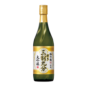 日本原装进口酒 宝酒造TaKaRa松竹梅大吟酿三割九分特撰清酒720ml