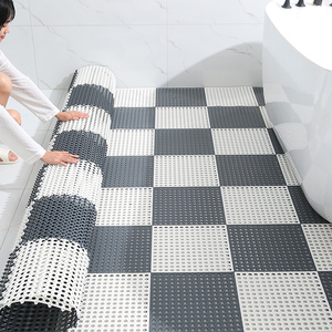 淋浴房浴室地垫洗澡专用卫生间厕所防滑垫洗手间厨房防摔排水脚垫