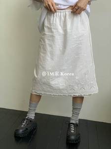 KARE韩国东大门代购2024年夏季新款洋气时尚百搭清新减龄半身裙女