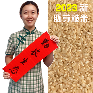 5斤 2023东北糙米 粳米糙大米饭 农家自产胚芽米 玄米低脂粗粮