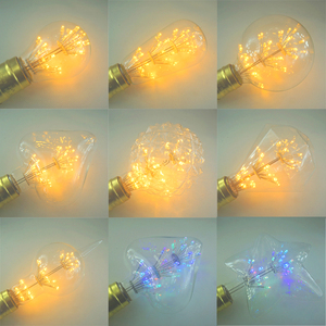 爱迪生LED满天星星空复古异形个性创意艺术烟花七彩装饰氛围灯泡
