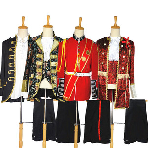 欧式宫廷男装欧洲中世纪贵族王子礼服大小码反串舞台话剧服装出租