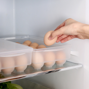 FaSoLa鸡蛋收纳盒冰箱用保鲜盒神器厨房储存盒鸡蛋盒防摔整理盒子