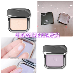现货KIKO持久高光粉饼Glow Fusion Powder Highlighter紫混血米粒