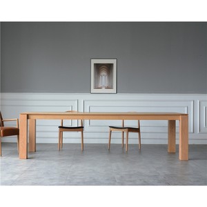 北欧实木会议桌简约现代白蜡木长桌设计师工作台长条高端书桌餐桌
