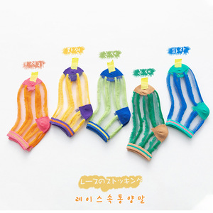 夏季超薄款透明短袜儿童水晶冰丝船袜子男童女童1-3岁9宝宝玻璃丝