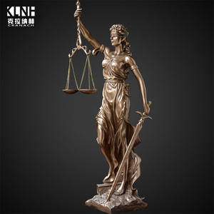 正义女神摆件 希腊公平公正司法女神雕像 律师办公室法律天平摆件