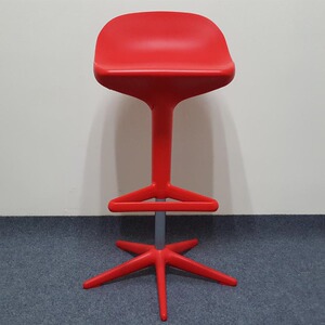 大师设计经典时尚款汤勺时尚吧椅 白色吧椅 大红色前台汤勺吧椅