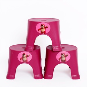 草莓熊儿童小塑料板凳家用方圆凳加厚时尚可爱小凳子可承重180斤