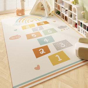 儿童地毯阅读区宝宝爬行垫子游戏玩耍地垫客厅儿童房卧室床边毯子