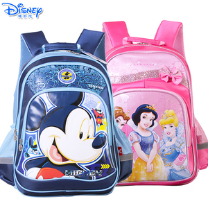 迪士尼米奇公主儿童卡通小学生双肩可拆卸双肩拉杆书包开学礼物