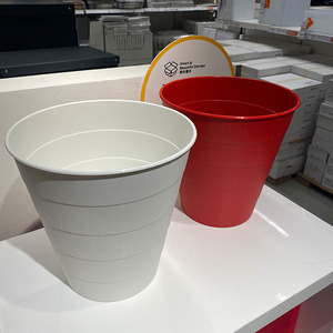 宜家芬尼斯垃圾桶塑料无盖桶家用办公客厅纸篓卫生间卫生桶垃圾篮