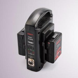 SWIT视威PB-M45S 摄像机V口电池两电一充SC-302S充电器