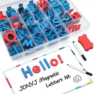 英文字母磁力贴英语磁性字母贴卡片教具数字磁铁冰箱贴玩具拼单词