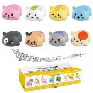 喵喵琴音阶猫咪演奏器日本闪光少女同款喵喵合唱团音乐琴电子玩具